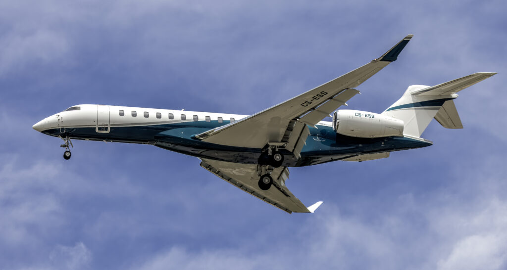 Jet d'affaires ultra-long-rayon d'action Bombardier Global 7500