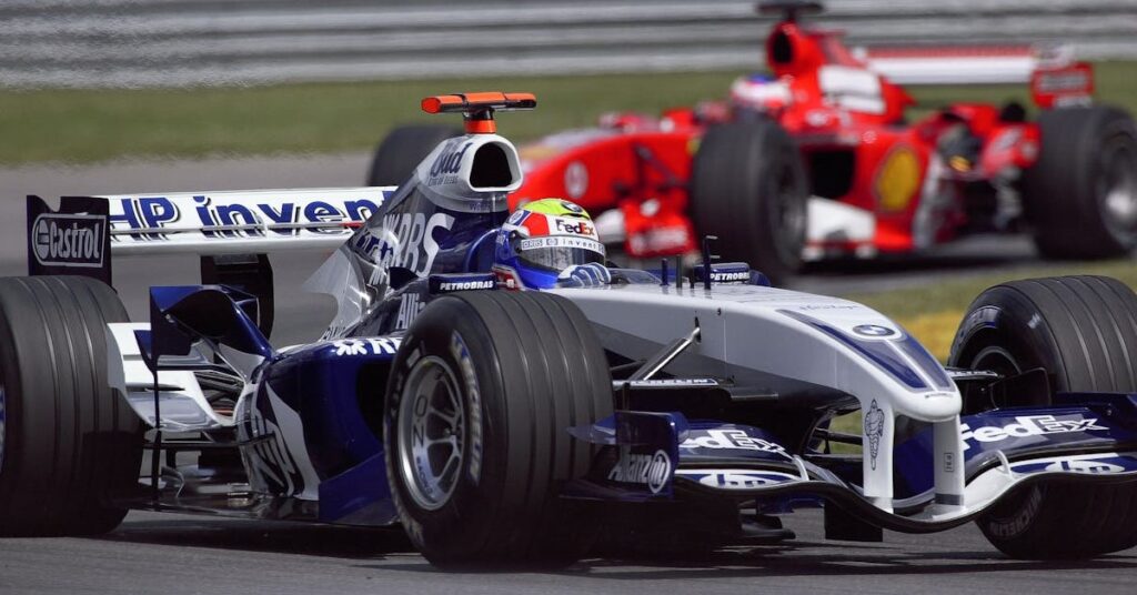 Williams F1 in race