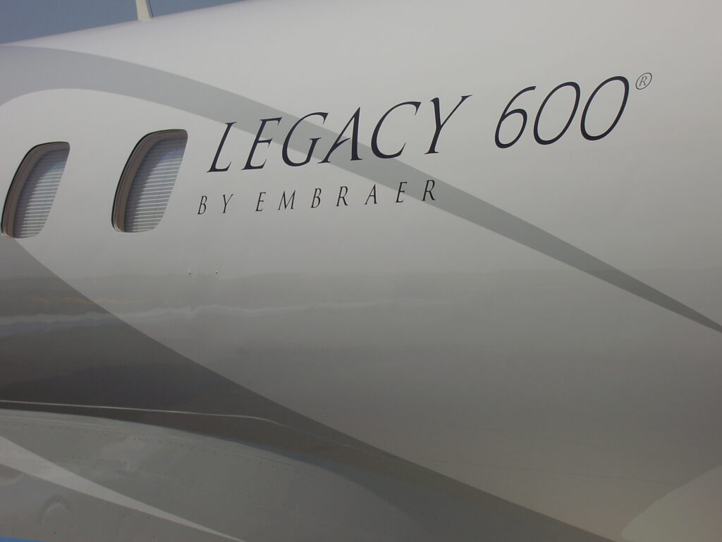 Embraer Legacy 600 large private jet